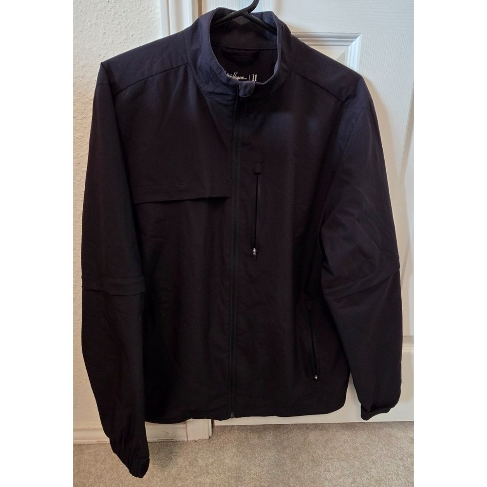 Walter Hagen 2 & 1 Rain Jacket Men's Small Black NWT